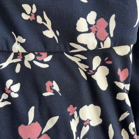 NWT Nine Britton Stitch Fix Angie Stretch Floral Knit Midi Dress Sz Small #441 - Picture 8 of 10